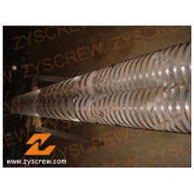Parafuso duplo cônico tipo mistura bimetálica resistente ao desgaste Zyt365